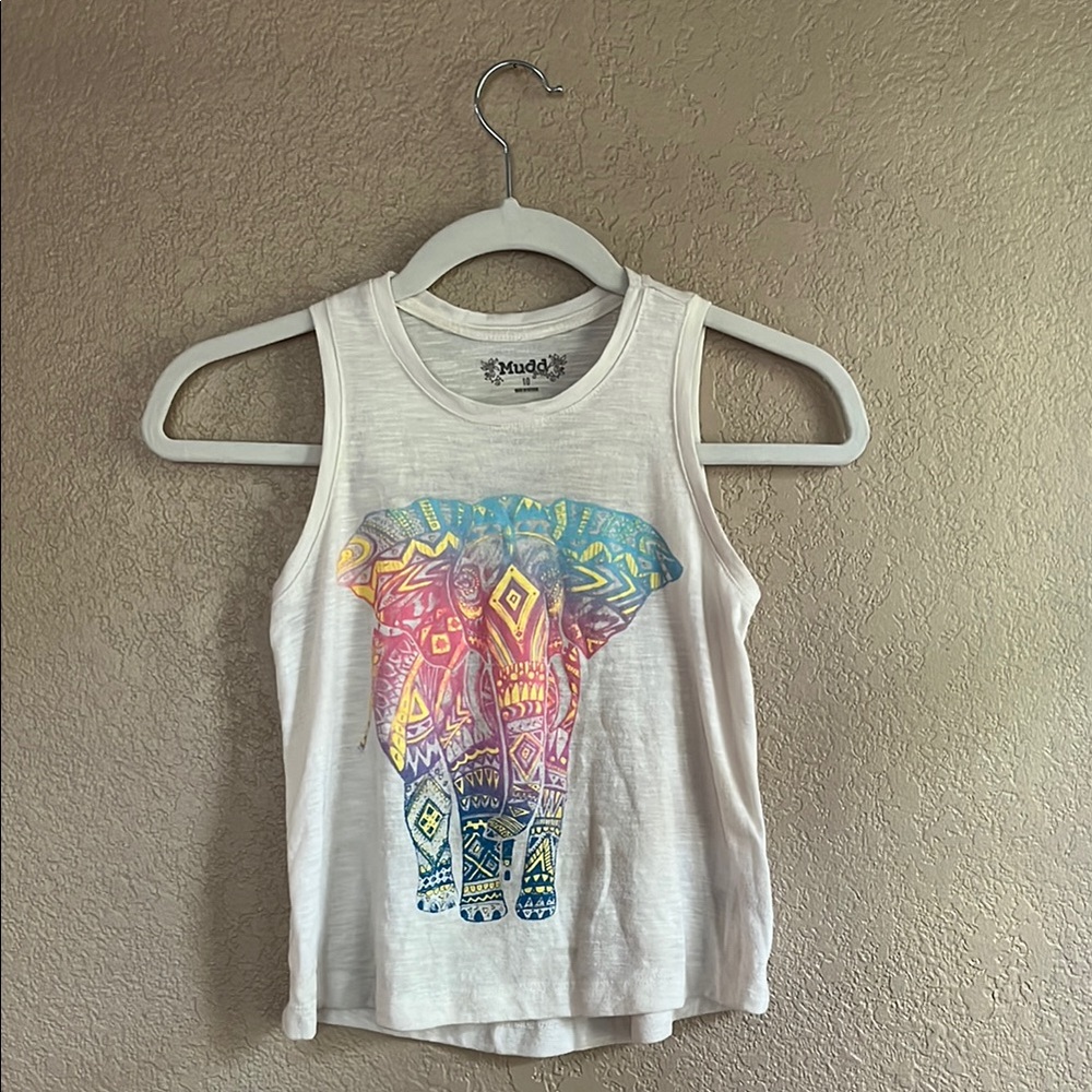 Mud Elephant Graphic Tank Top